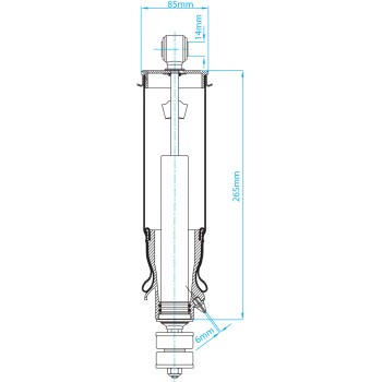 Air Spring & Shocker Assembly - MAN F2000 / TGA (Front)